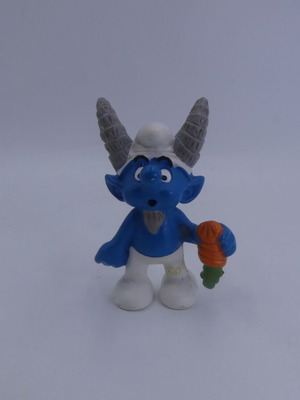 Smurf Ζώδιο Αιγόκερως 20717 Goat Schleich PVC μεταχειρισμένο