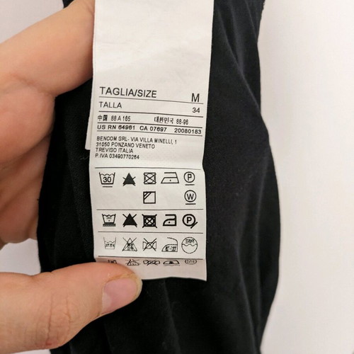 Black blouse with one sleeve size M used
