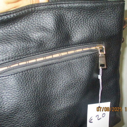 Dream River women's shoulder bag PVC new, black and orange