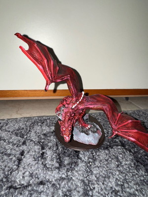 Lord of the Rings 3D Cave Dragon painted by Davale Studio like new