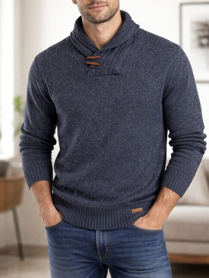Mexx men's sweater XL dark blue like new