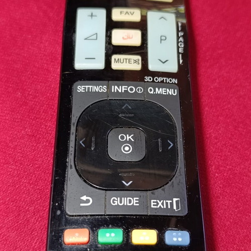 LG TV Remote AKB73615307 used with 3D and Smart TV buttons