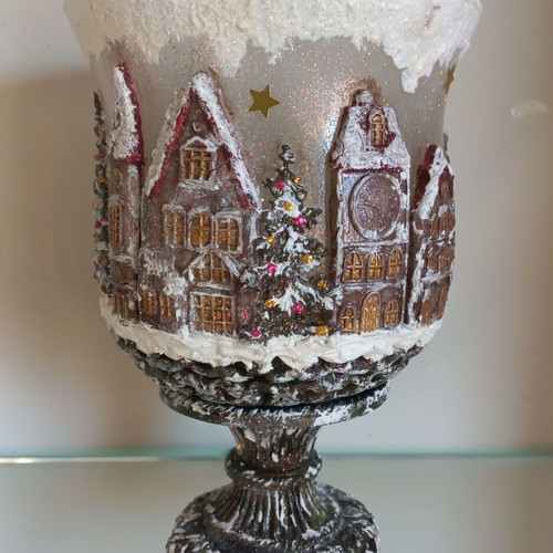 Handmade Christmas decoration vase new with lighting