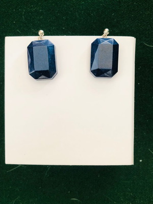 Nombre d’Or earrings new, black and blue