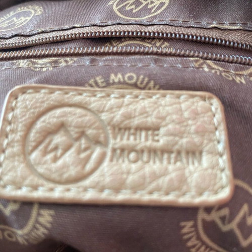 Backpack beige shoulder bag like new White Mountain