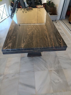Granite Table 162x80cm like new, luxurious and durable