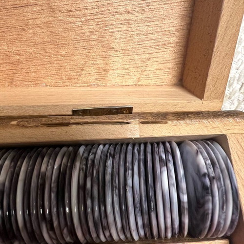 Poker chips used, vintage