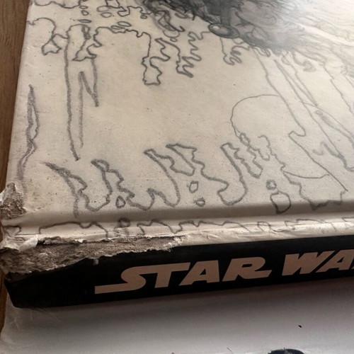 Star Wars Illustration art book used