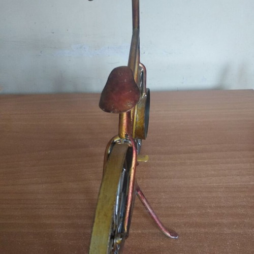 Metal decorative bicycle used