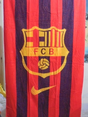 FC Barcelona διαφημιστική πετσέτα θαλάσσης καινούργια, 100% βαμβάκι 1,57x91cm