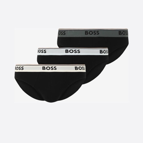 Boss men's briefs pack of 3, size M, black