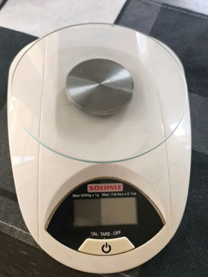 Soehnle Cuisina White ψηφιακή ζυγαριά κουζίνας, 5 κιλά