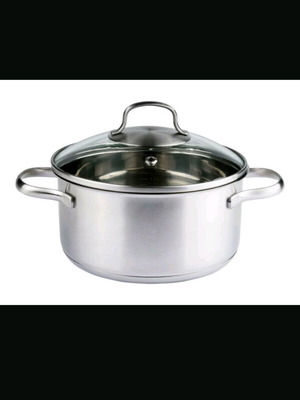 Ernesto 24 cm pot used with glass lid