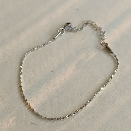 Stainless steel delicate bracelet chain