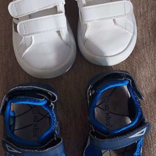 Adidas and IQ Anatomic children's shoes like new, sizes 20 and 21