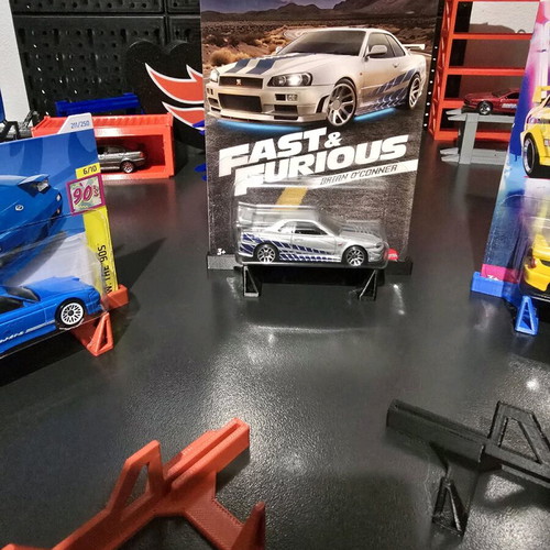 Hot Wheels stands like new, pack of 5 3D printed