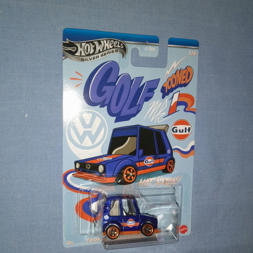 Hot Wheels Silver Series Tooned Volkswagen Golf MK1 new