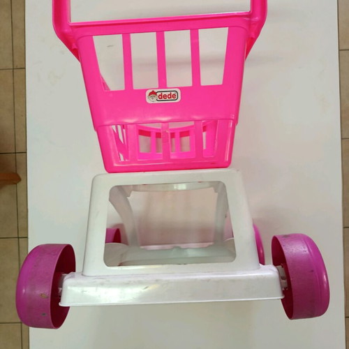 Dede children's play shopping cart like new, super market toy