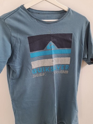 Παιδικό T-shirt Quiksilver μεταχειρισμένο, μέγεθος 164 εκ, γκρι