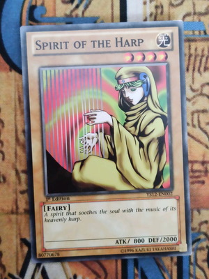 Spirit Of The Harp κάρτα Yu-Gi-Oh! σαν καινούργιο