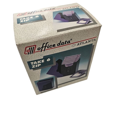 Case for 6 zip diskettes new