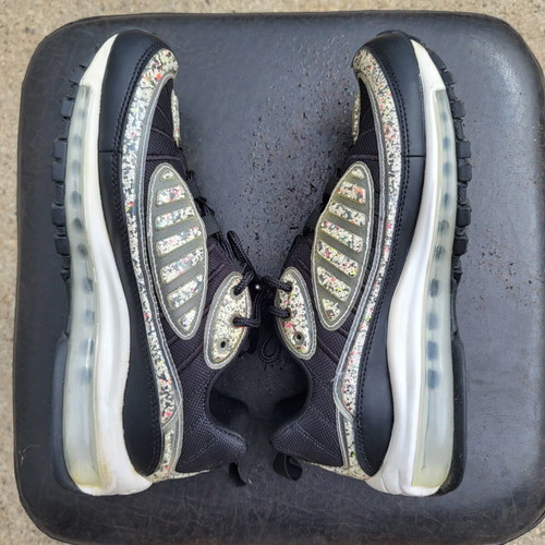 Nike Air Max 98 LX women's sneakers, recycled material black, size 38
