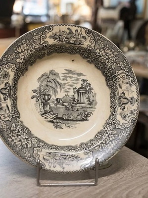 Κεραμικό πιάτο αντίκα μεταχειρισμένο 24.5cm