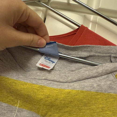 Disney short-sleeve t-shirt set used, size medium, gray and red