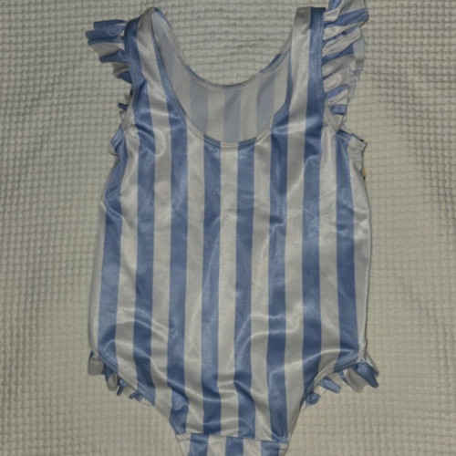 Children's one-piece swimsuit H&M Minnie like new, white and turquoise, age 2