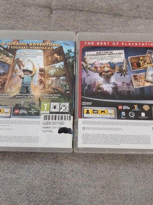 Lego Movie and Lego Jurassic World PS3 games