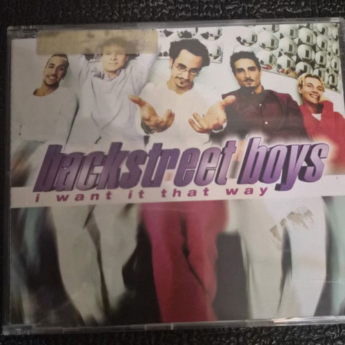 I Want It That Way single CD used by Backstreet Boys 1999
