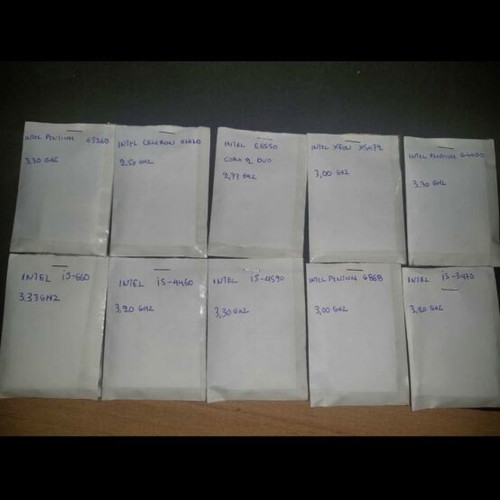 Intel CPUs pack of 10, working