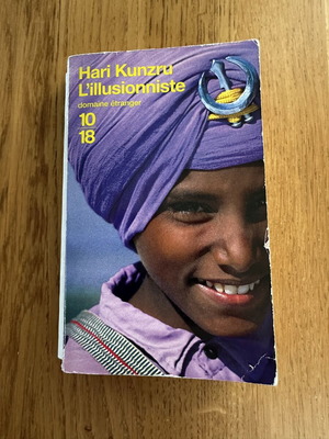 L'Illusionniste book by Hari Kunzru, French pocket edition 10/18