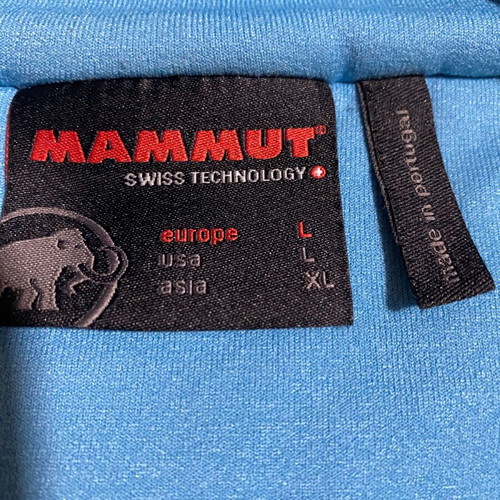 Mammut fleece shirt used, size L, blue