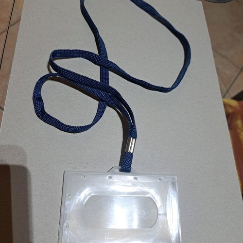 Lanyard with cardholder new, blue