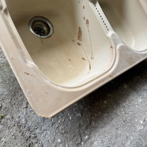 Franke kitchen sink used with minor damage