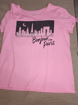 T-shirt for 12-14 years old, like new, pink, size 152 cm
