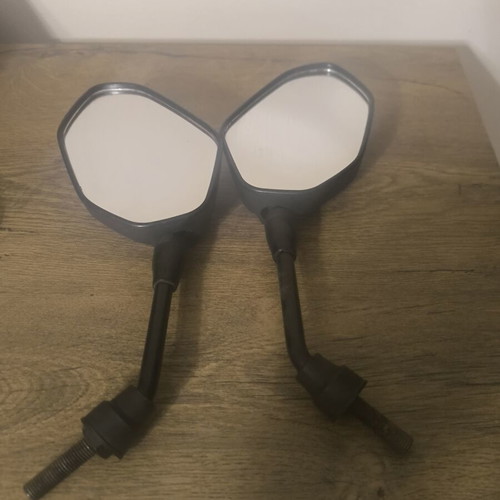 Motorcycle mirrors universal pair used
