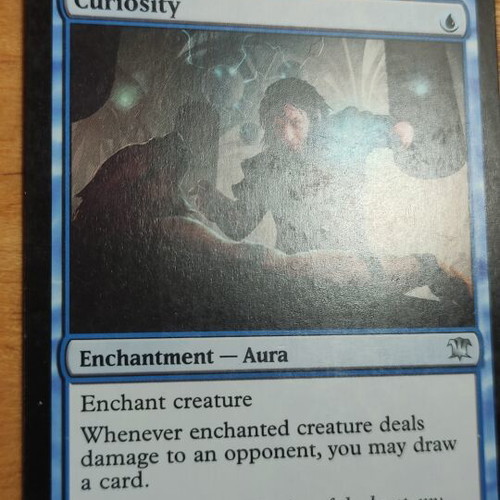 Curiosity Magic the Gathering card Innistrad like new