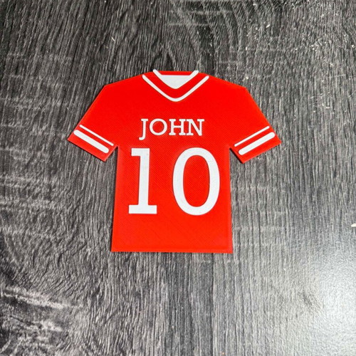 Custom decorative football jersey made to order