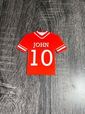 Custom decorative football jersey made to order