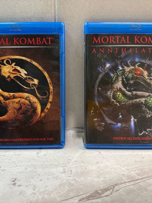 Mortal Kombat 1+2 Blu-ray like new with English subtitles