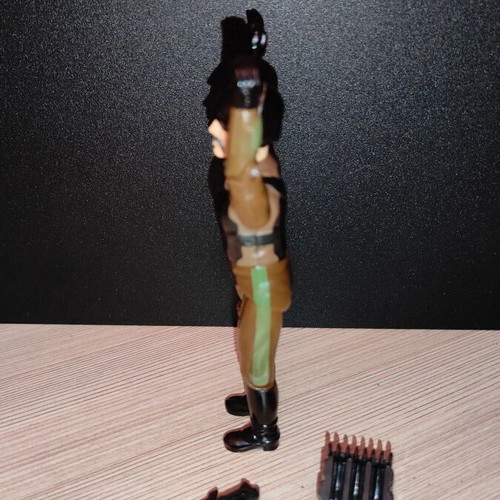 G.I.JOE Major Bludd (v1) 1983 figure used with equipment