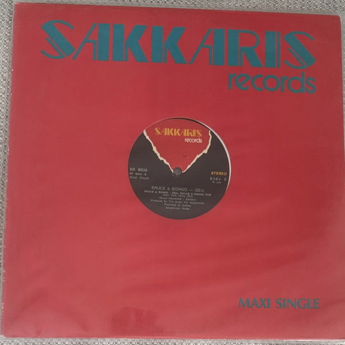 Bruce & Bongo Geil maxi single, 1986 Greece