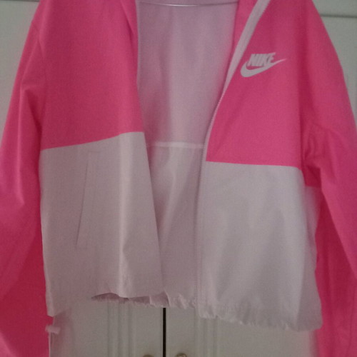 Nike windbreaker jacket new, pink, size M