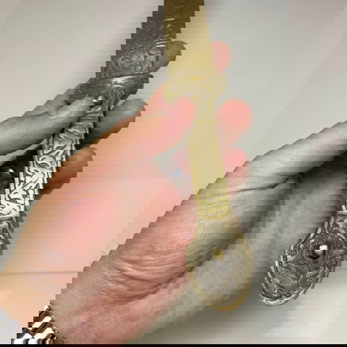 Медно османско декоративно ножче употребявано