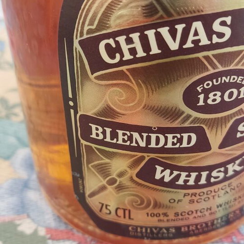 Chivas Regal Whisky 12 Years Old 43% sealed 1980-90