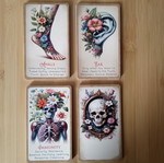 Gothic Oracle Cards deck, dark art style