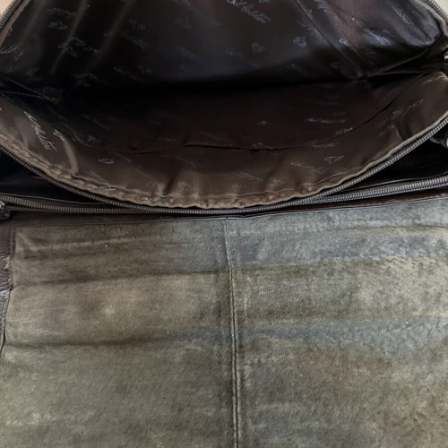 Gil Holsters leather messenger bag, brown