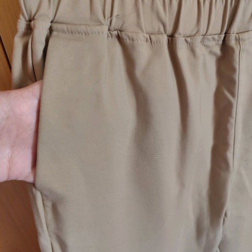 Zara beige office pants like new with elastic waist